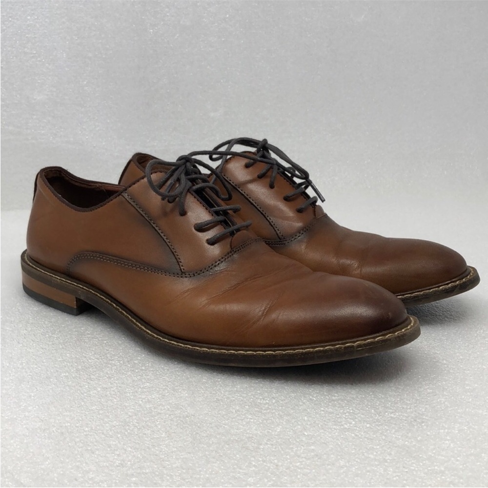 Vince Camuto Shoes Lawsen Brown Leather Oxford Men’s Size 8.5M
